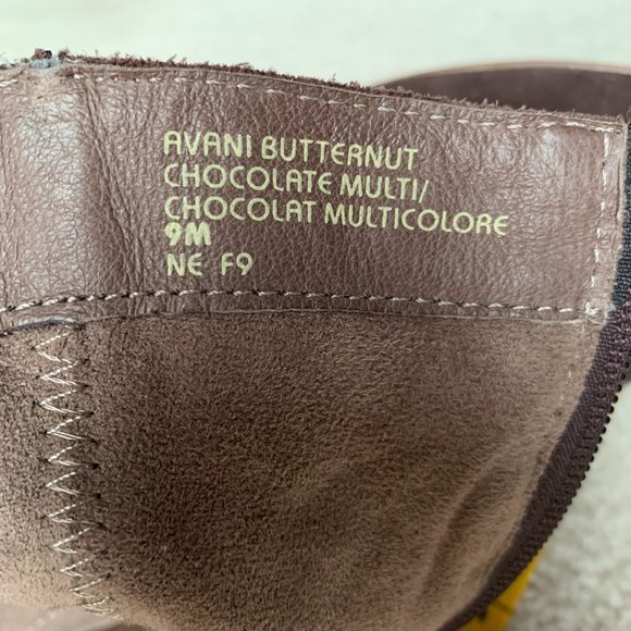 Earth Avani Brown Leather Boots Size US 9 - Picture 5 of 10